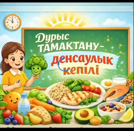 «Дұрыс тамақтану – денсаулық кепілі» тақырыбында сыныптан тыс іс-шара