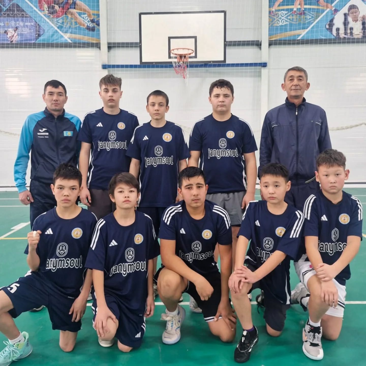 Аудандық мектеп лигасы аясында өткен баскетбол жарысында 7-8  сынып ұлдар командасы жүлделі ІІ орынға ие болды!